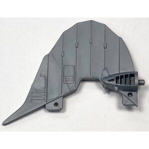 VTG 1984 TOMY Zoids Spine Back Toy REPLACEMENT RIDGE Part Piece Gray 2.5" HTF
